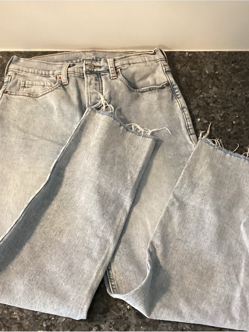 Old Navy Light Blue Denim Jeans with Contrast Stitching